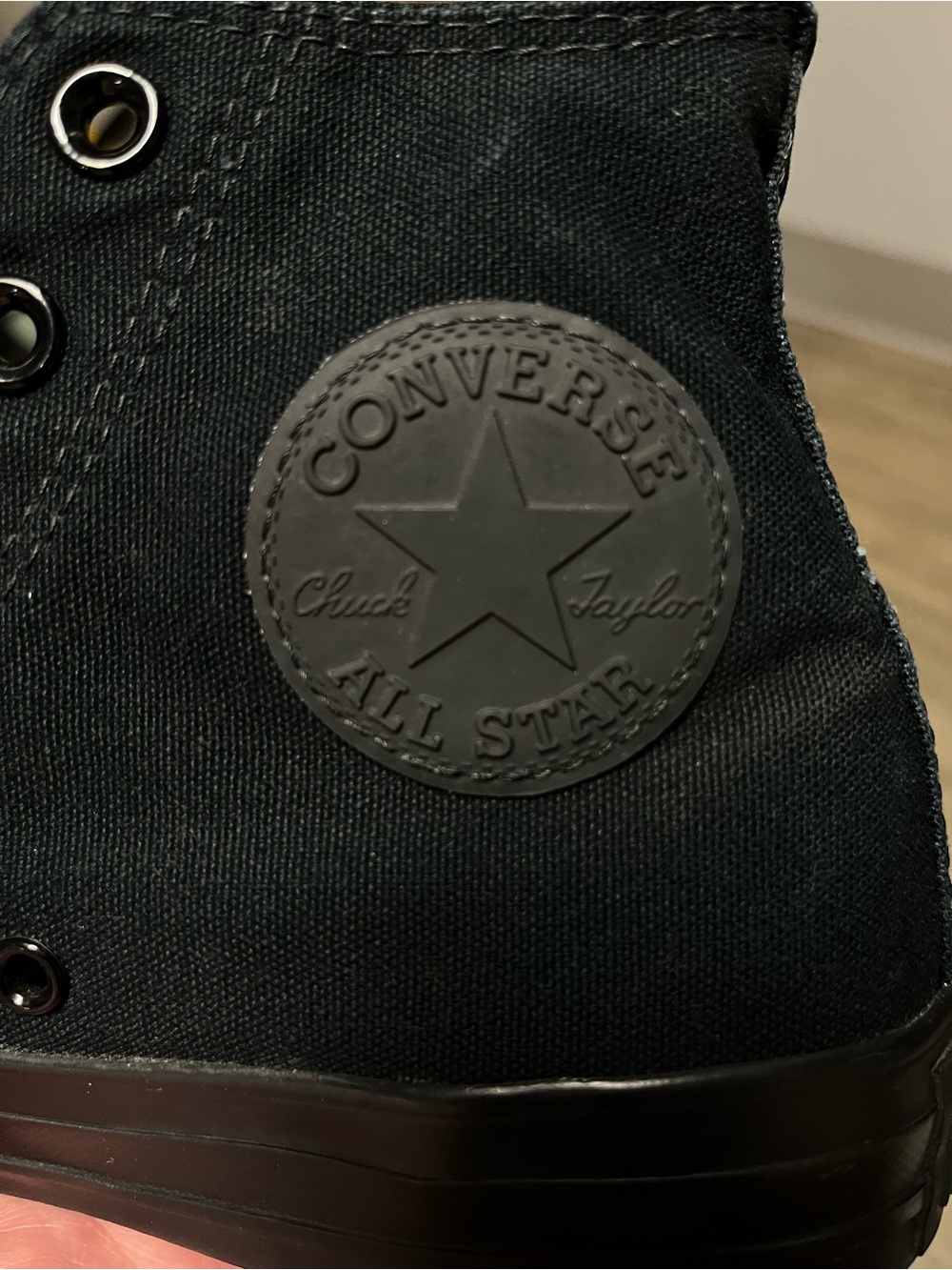 Converse Chuck Taylor All-Star Black Monochrome High Top - Women’s 8/Men’s 6 - Picture 14 of 14